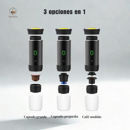 Cafetera portátil inalámbrica 3 in 1 - 60ml