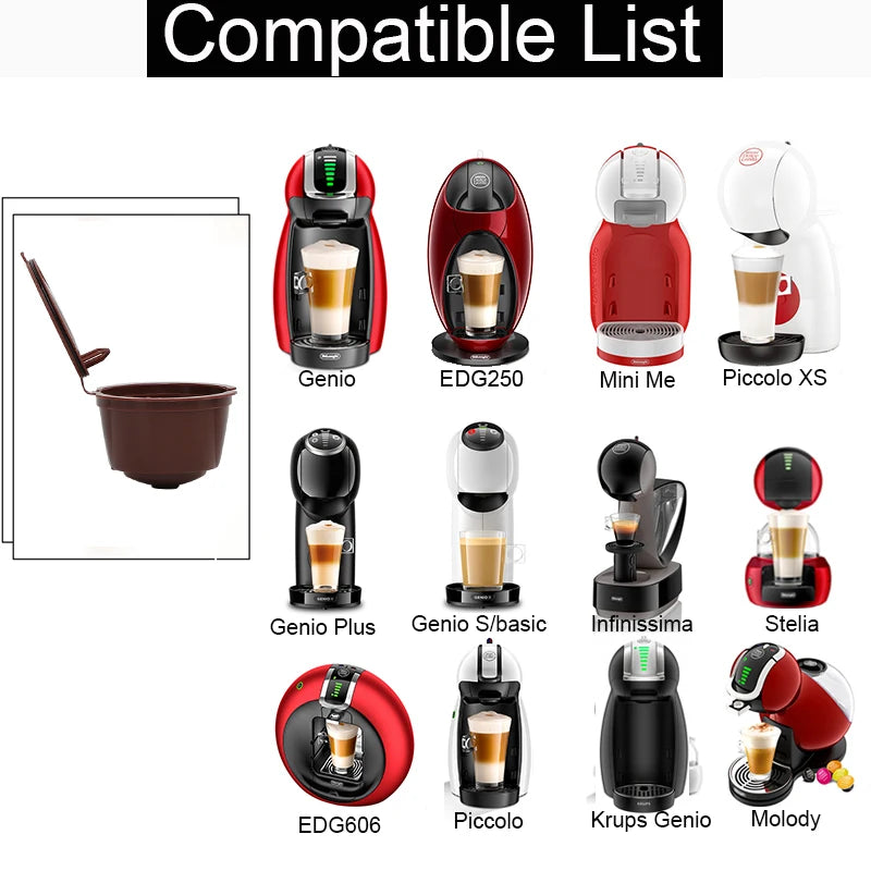 Cápsulas de café reutilizables modelo Dolce Gusto