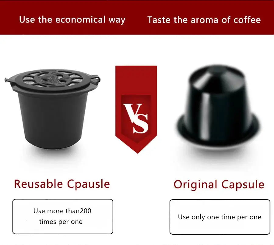 Cápsula de café reutilizable compatible Nespresso